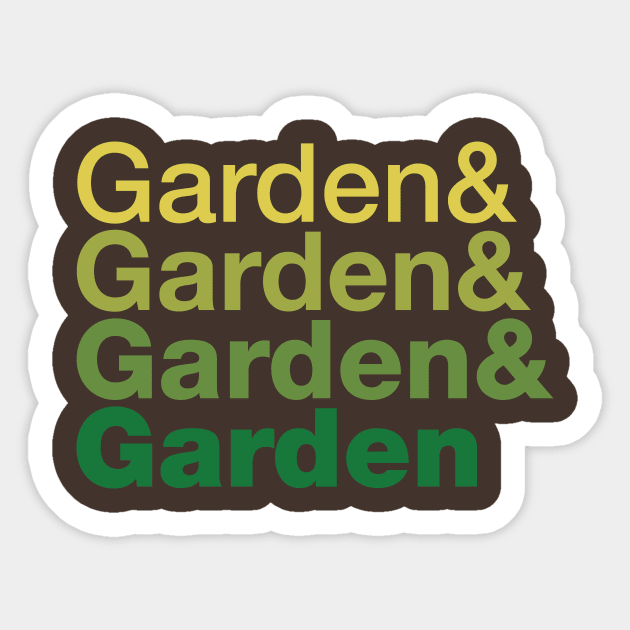 Garden All Season Sticker by Eugene and Jonnie Tee's